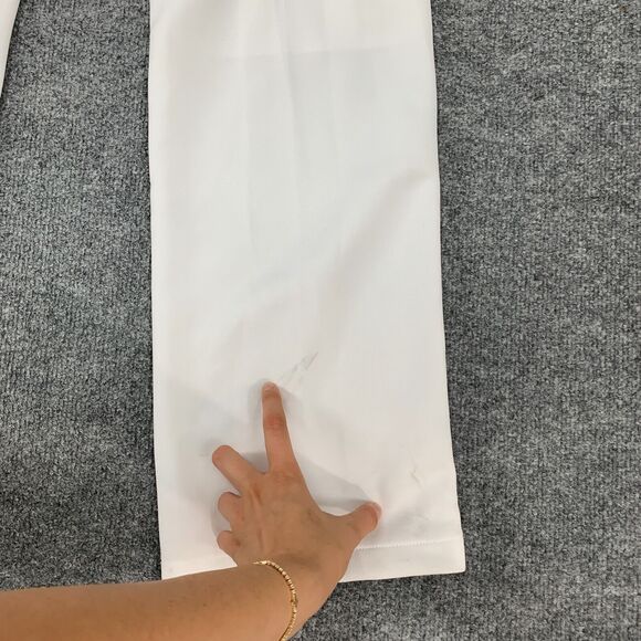 Mizuno Baseball Pant Mens XL Extra Large White Flex Waistband Belt Loops - Picture 9 of 14